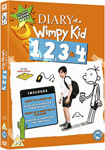Diary of a Wimpy Kid 1,2,3 & 4 | Diary of a Wimpy Kid / Rodrick Rules / Dog Days / The Long Haul  |   DVD